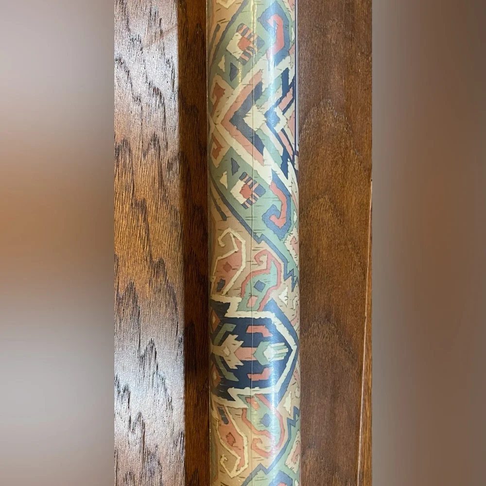 New Vintage Rosedale‎ Wallcoverings Inc., Aztec Geometric Pattern Wallpaper Roll